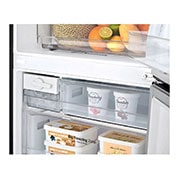 LG 454L Bottom Mount Fridge - Black Finish, GB-455BLE