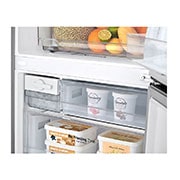 LG 420L Bottom Mount Fridge - Dark Graphite, GB-455UPLE