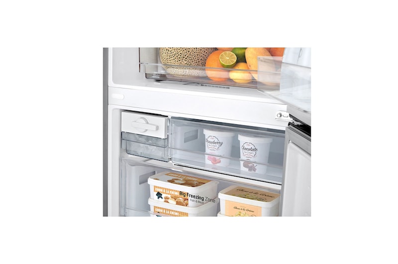 LG 420L Bottom Mount Fridge - Graphite Finish, GB-455UPLE