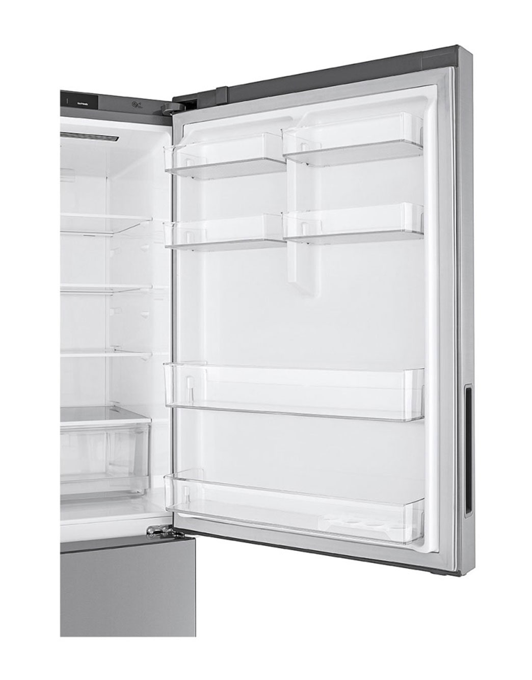 420L Bottom Mount Fridge with Door Cooling in Dark Graphite Finish GB