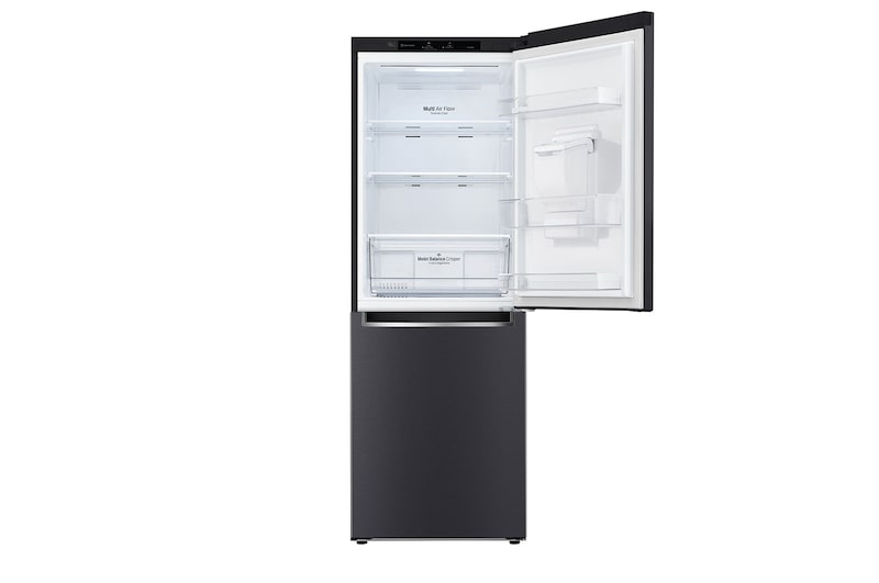 LG 305L Bottom Mount Fridge - Matte Black Finish, GB-W335MBL