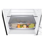 LG 420L Bottom Mount Fridge - Matte Black Finish, GB-W455MBL