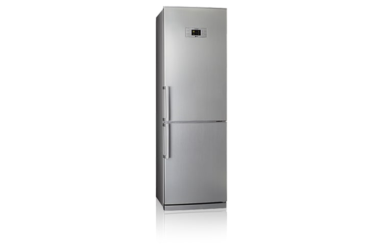 Front view of 305L Titanium Bottom Mount Fridge GC-305NFB