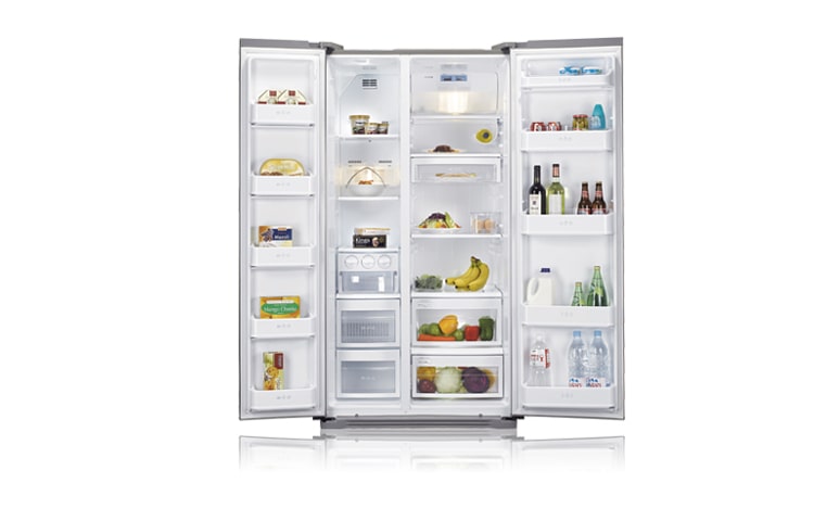 LG 581L Illuminar Finish Side by Side Fridge with Internal Electronic Control, GC-B196ACF