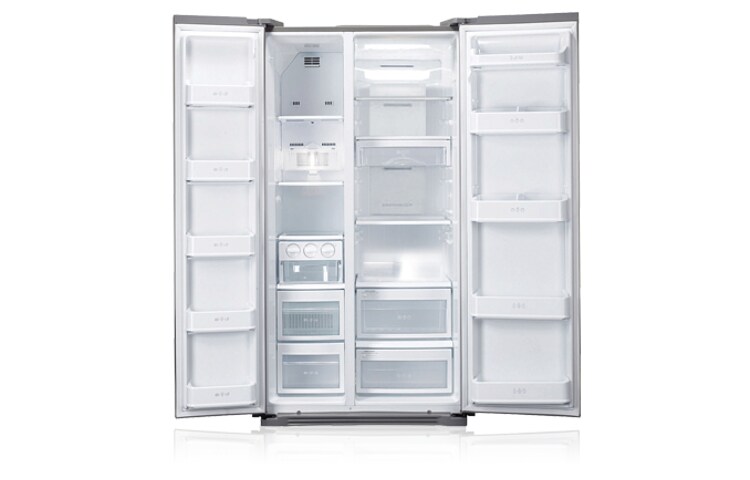 LG 581L Stainless Steel Side by Side Refrigerator with IceBeam Door Cooling, GC-B197STF
