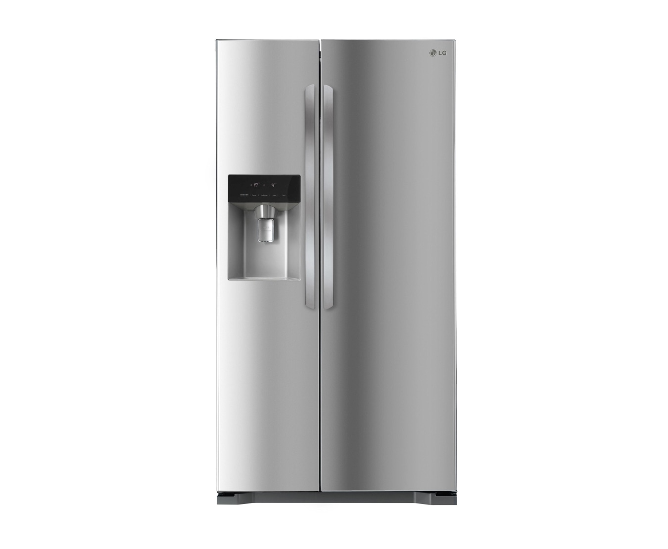 Front view of 563L Side by Side refrigerator with Non Plumbed Ice &amp; Water GC-L197HPNL