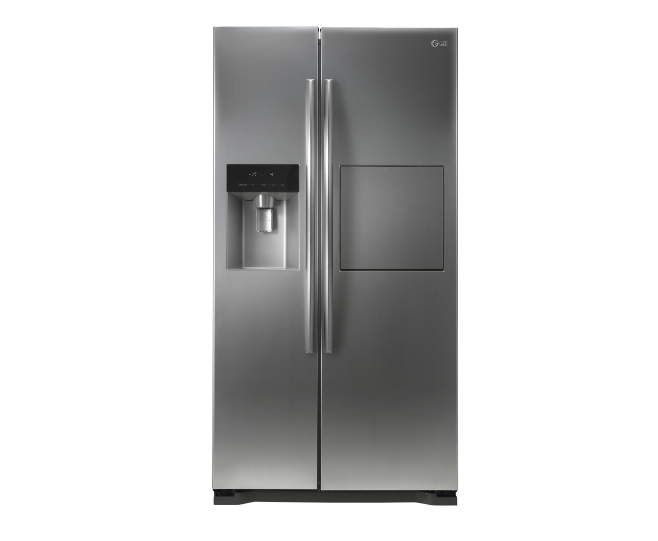 Front view of 563L Side by Side Refrigerator with One Touch Home Bar GC-P197DPL