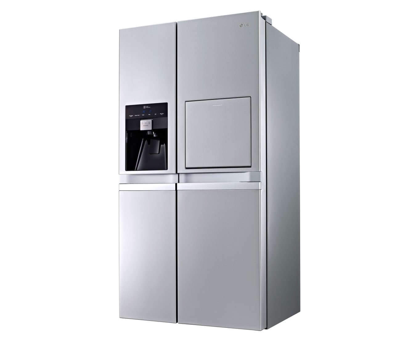 LG 590L Side by Side Refrigerator with One Touch Home Bar, GC-P227FSL