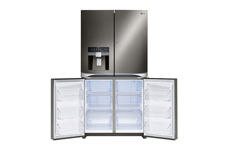 LG 712L French Door Fridge, with Door-In-Door®, in Black Stainless Steel, GF-5D712BSL