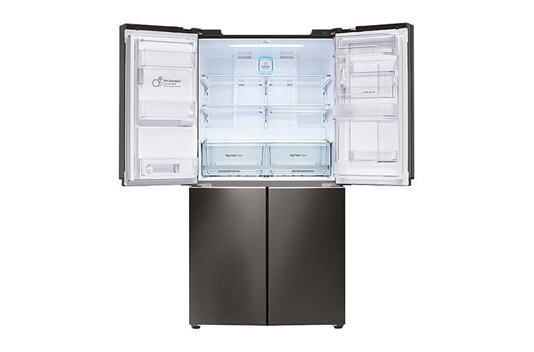 LG 712L French Door Fridge, with Door-In-Door®, in Black Stainless Steel, GF-5D712BSL