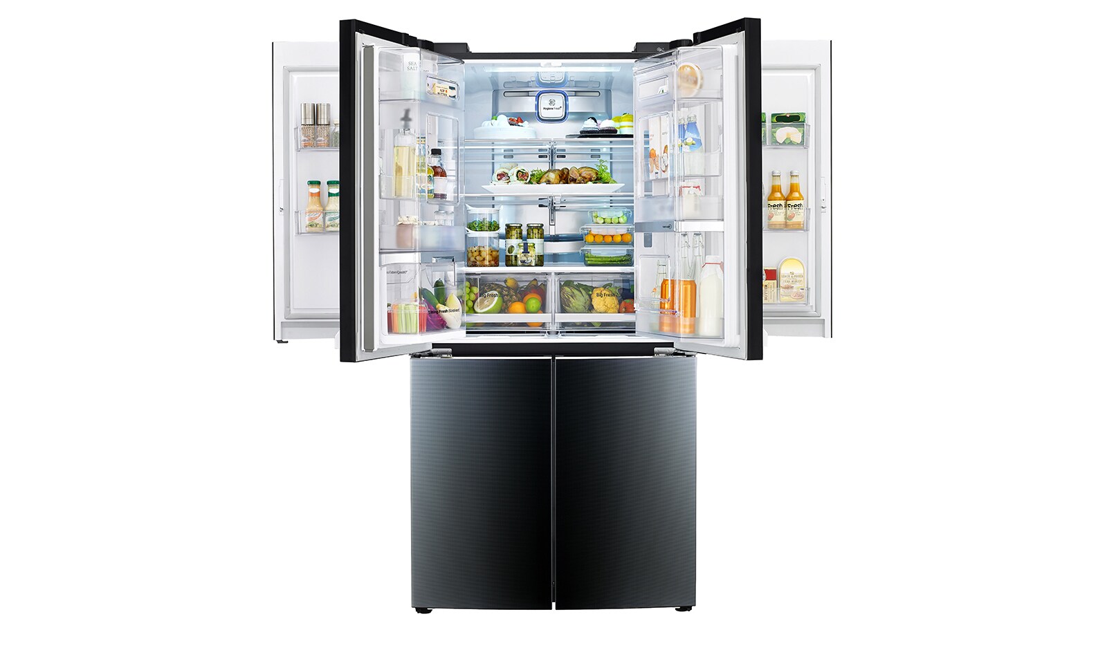 LG World's First Dual Door-in-Door™ Refrigerator , GF-6D725BGL