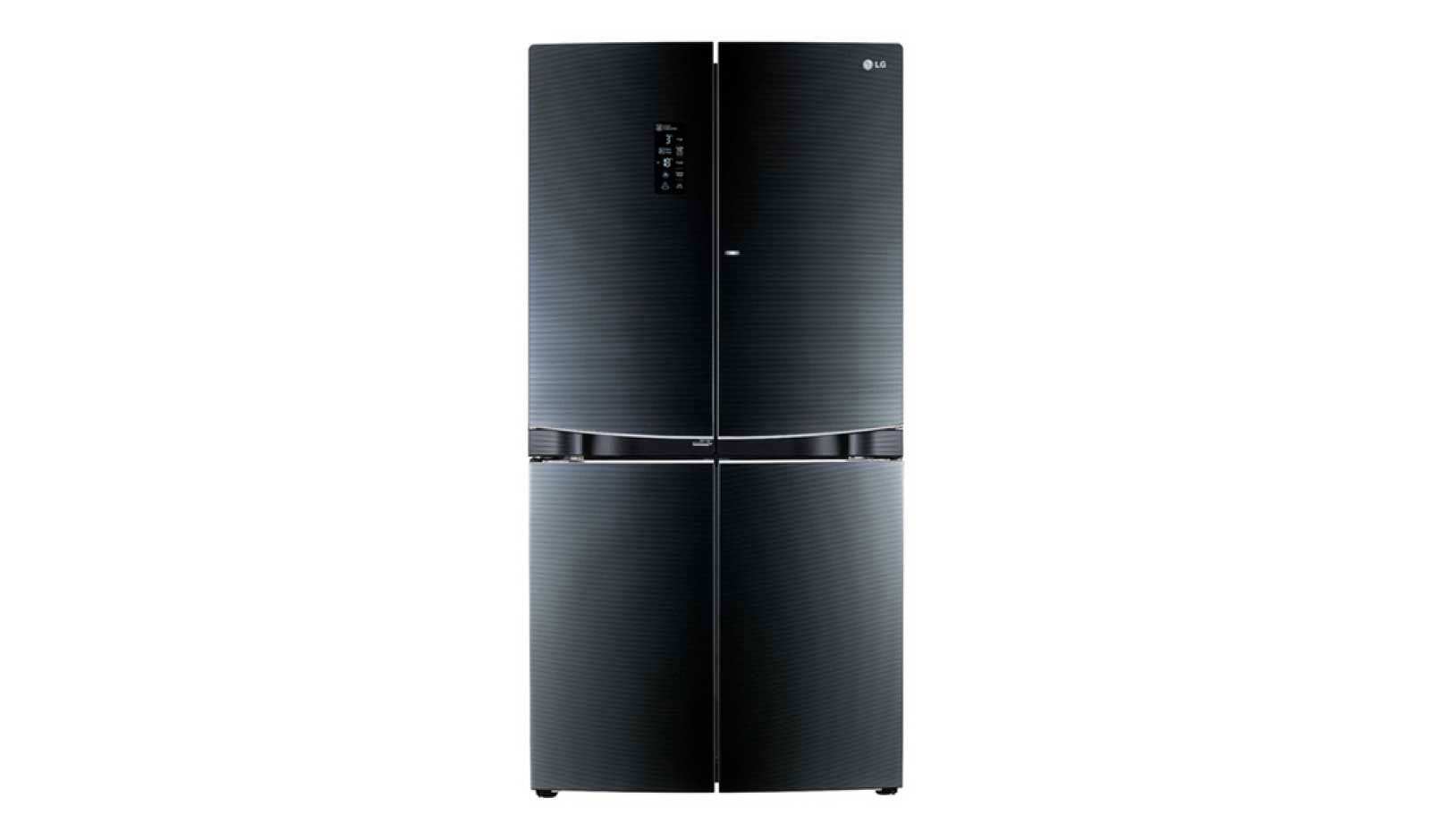 Front view of World&#39;s First Dual Door-in-Door™ Refrigerator  GF-6D725BGL