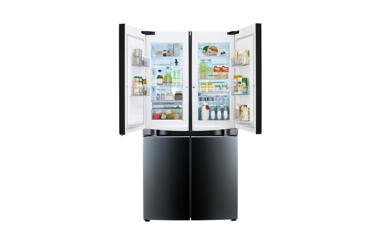 LG World's First Dual Door-in-Door™ Refrigerator , GF-6D725BGL