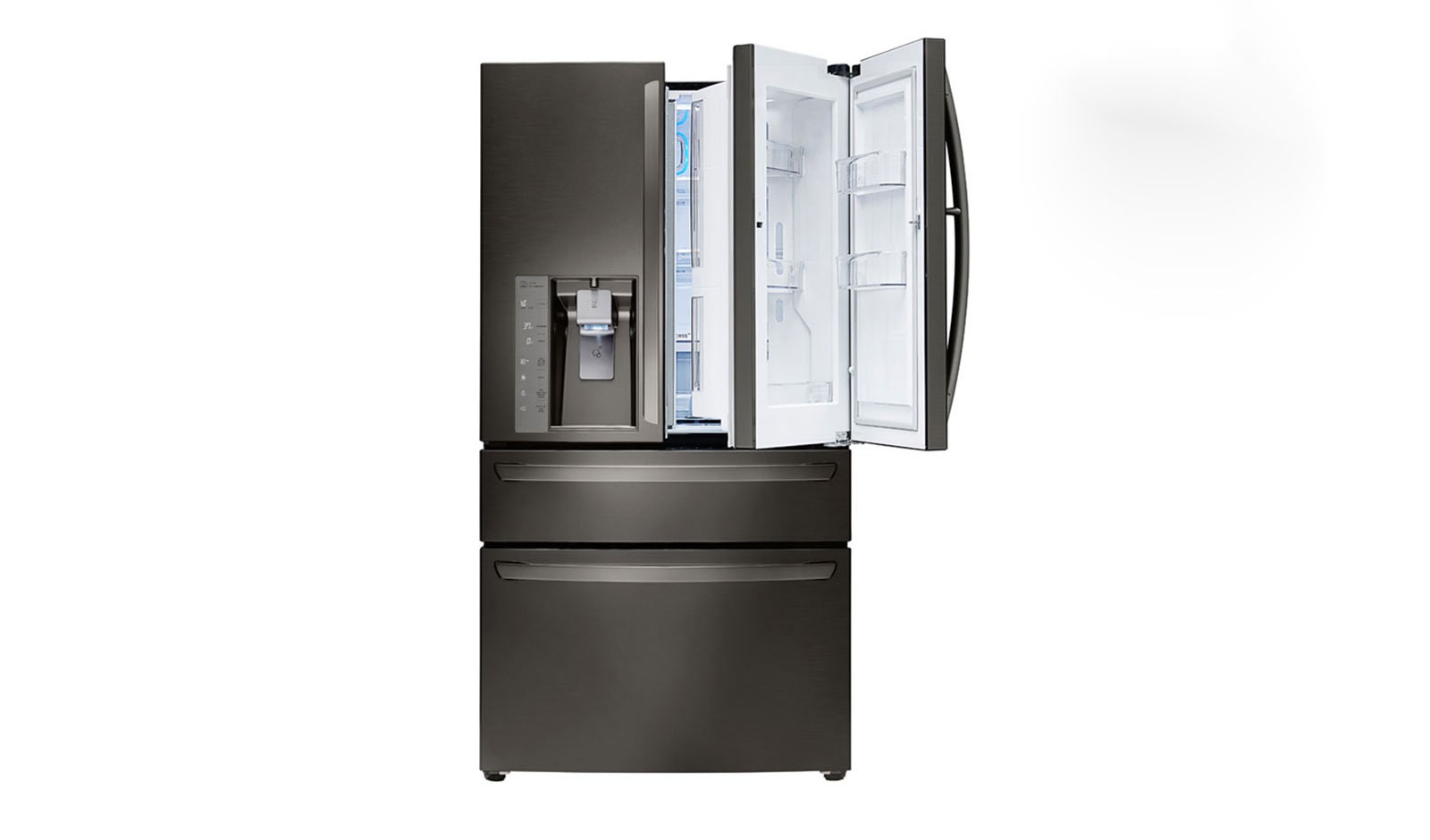 LG 701L Door-in-Door™ French Door with CustomChill® Black Stainless Steel Series, GF-AD701BSL