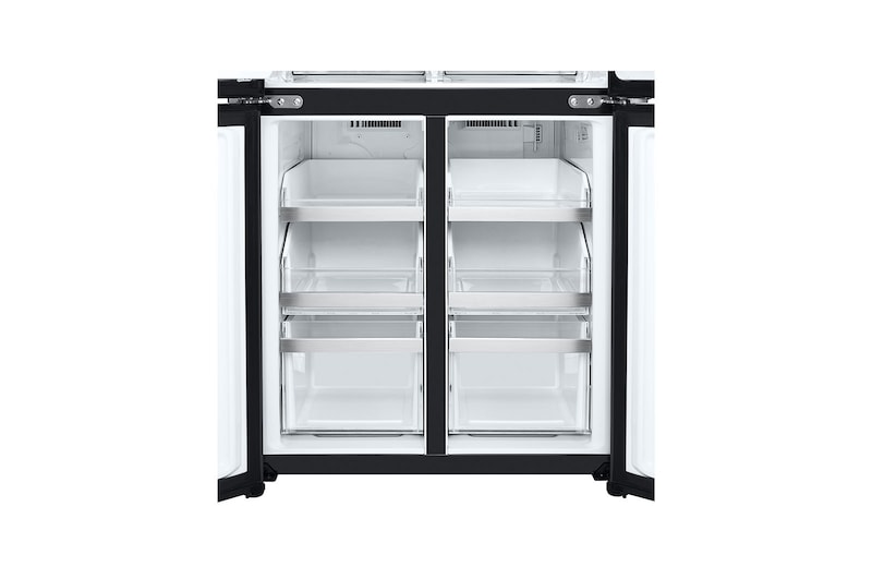 LG 530L Slim French Door Fridge - Matte Black, GF-B505MBL