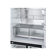 LG 530L Slim French Door Fridge - Matte Black, GF-B505MBL