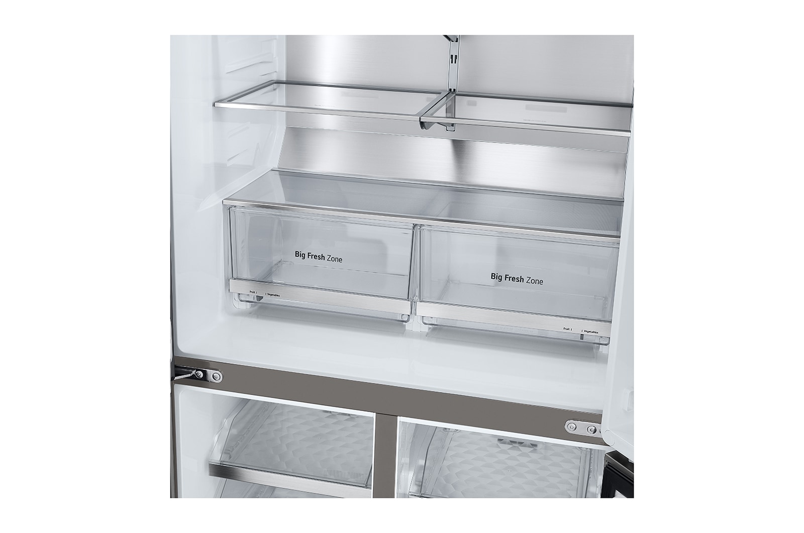 LG 665L French Door Fridge, in Stainless Finish, GF-B700PL