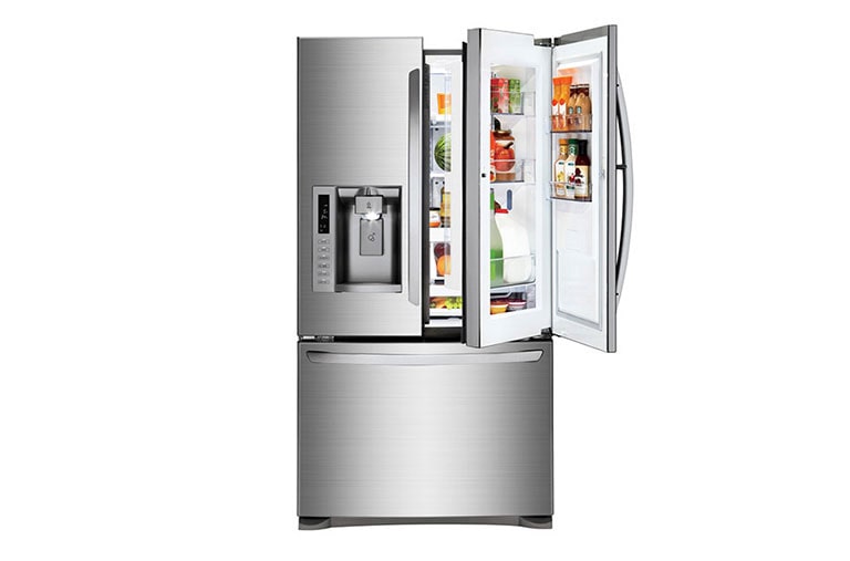 LG 613L Door-In-Door™ French Door Refrigerator With Ice & Water Dispenser , GF-D613PL