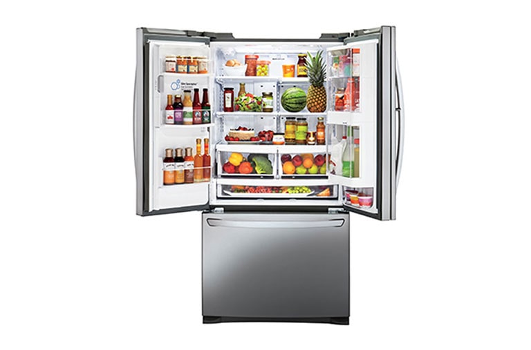 LG 613L Door-In-Door™ French Door Refrigerator With Ice & Water Dispenser , GF-D613PL