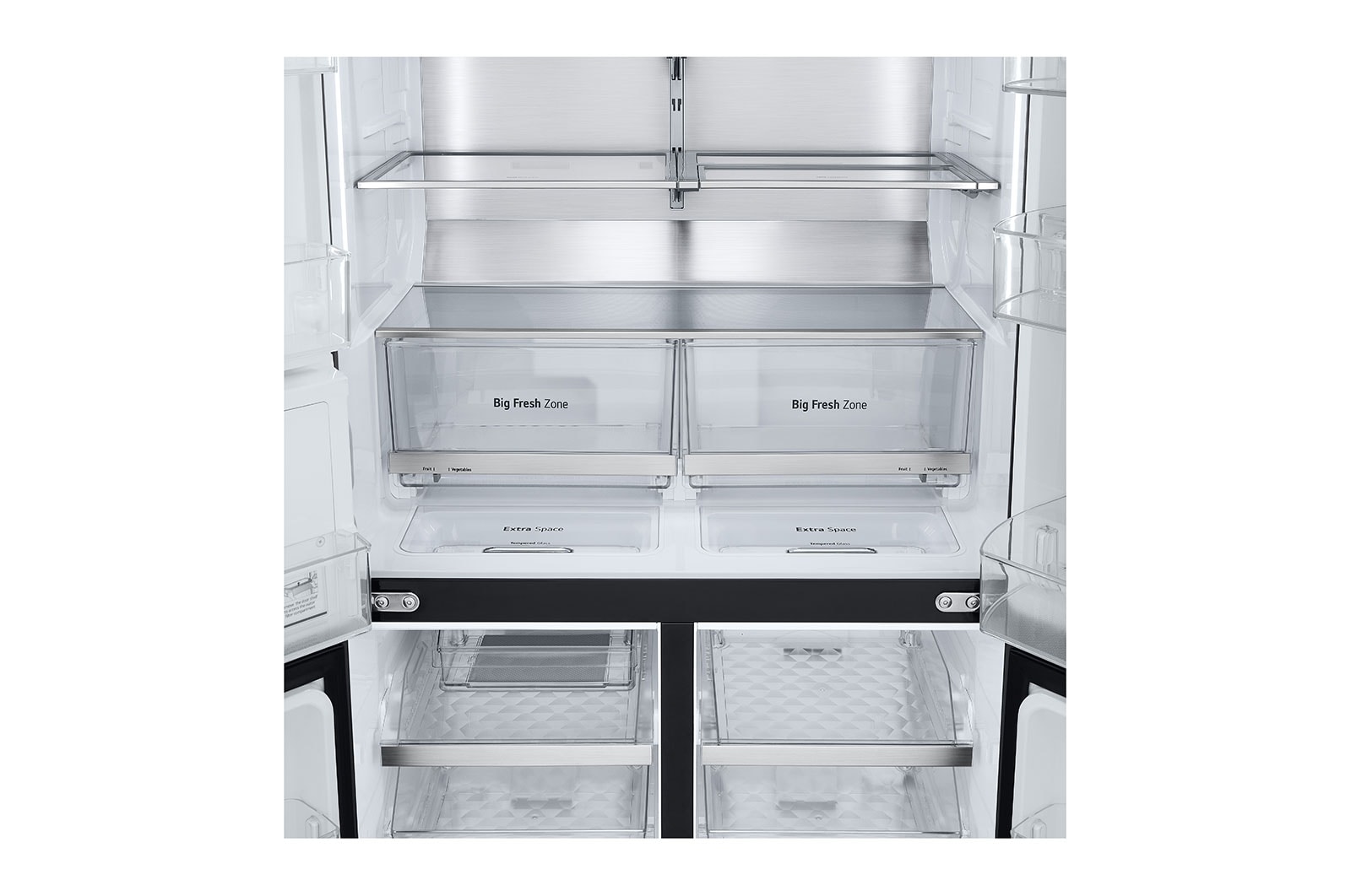 LG 638L French Door Fridge with Craft Ice™, GF-D700MBLC