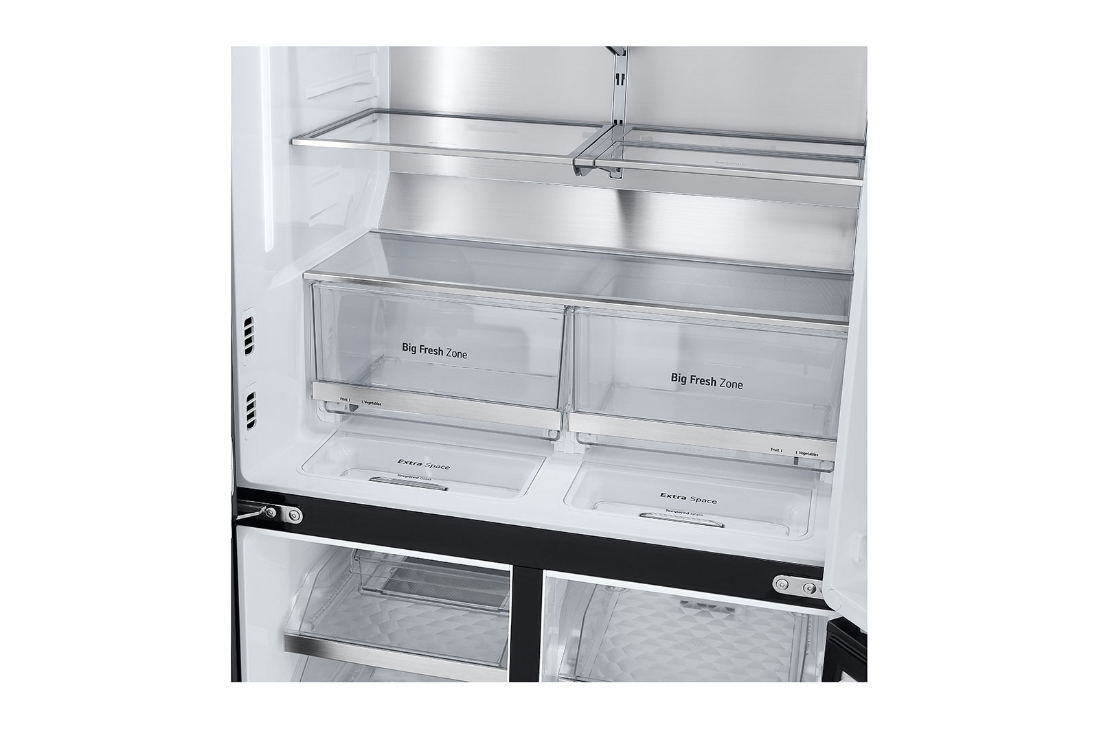 LG 638L French Door Fridge with Craft Ice™, GF-D700MBLC