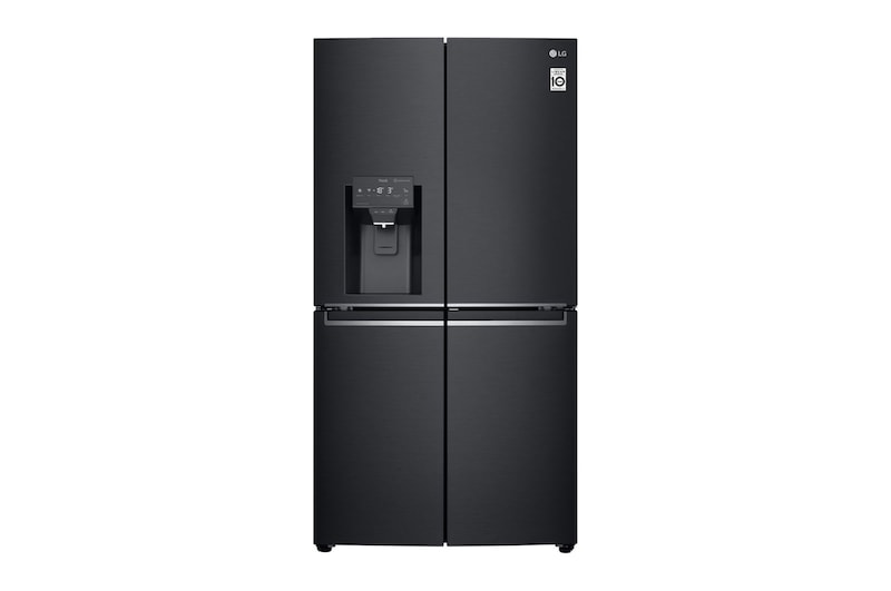 LG 637L French Door Fridge, with Door-In-Door®, in Matte Black Finish, GF-D706MBL