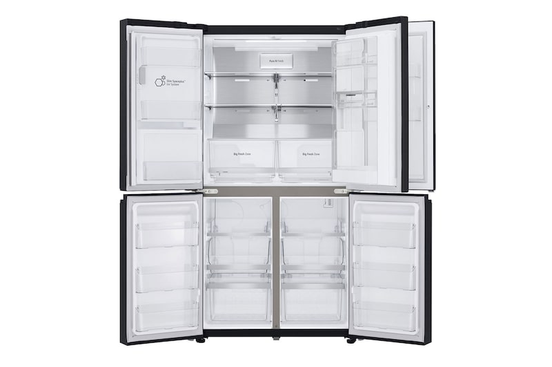 LG 637L French Door Fridge, with Door-In-Door®, in Matte Black Finish, GF-D706MBL