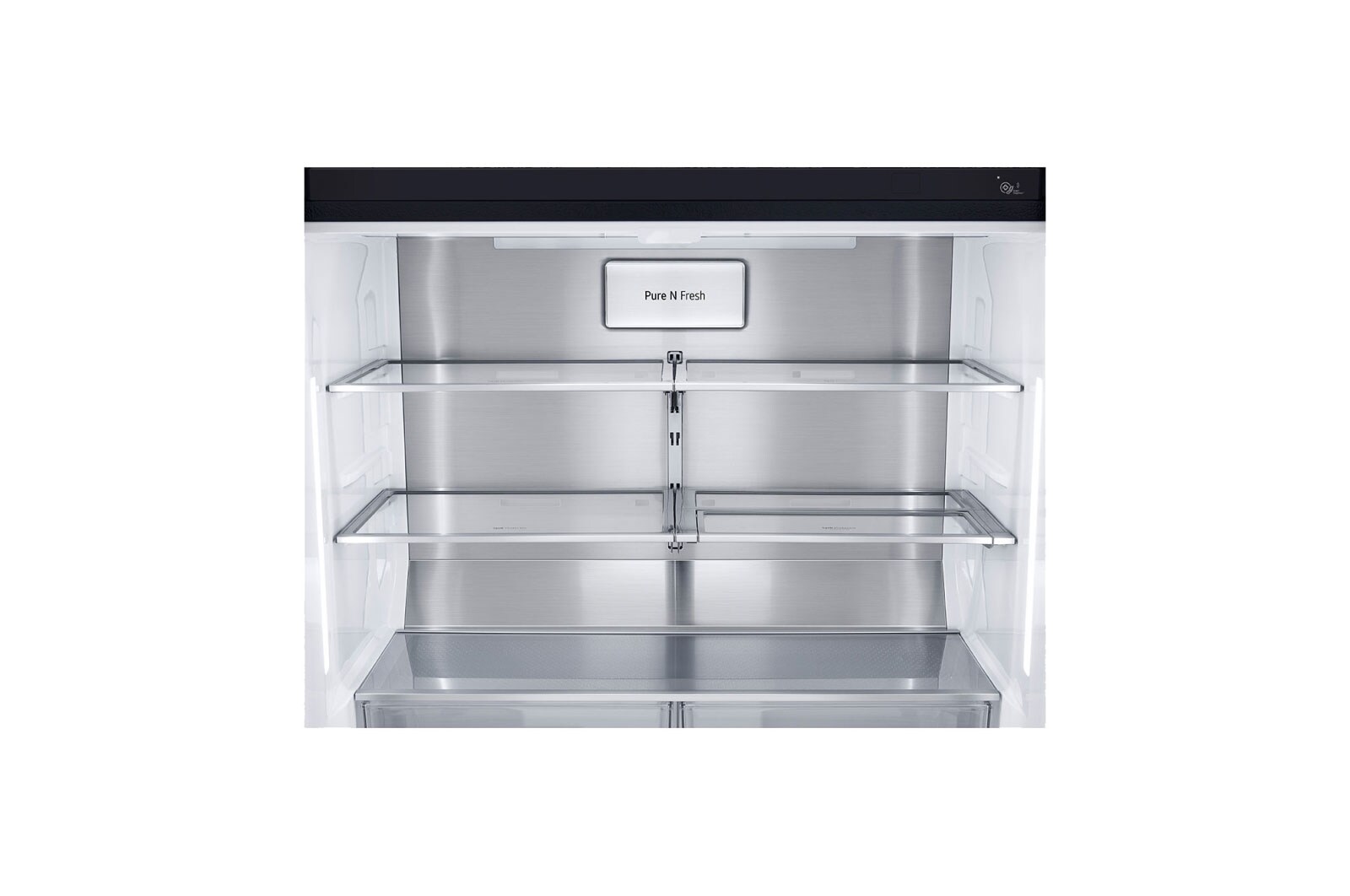 LG 637L French Door Fridge, with Door-In-Door®, in Matte Black Finish, GF-D706MBL