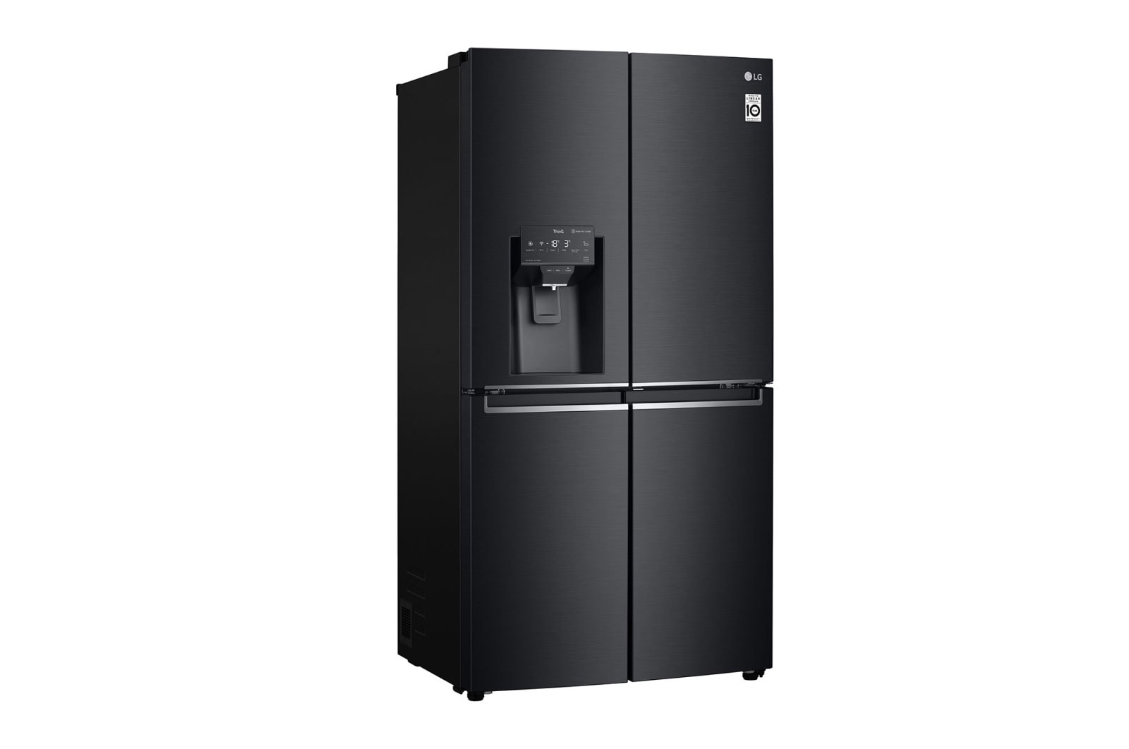 LG 637L French Door Fridge, with Door-In-Door®, in Matte Black Finish, GF-D706MBL