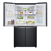 LG 637L French Door Fridge, with Door-In-Door®, in Matte Black Finish, GF-D706MBL