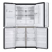 LG 637L French Door Fridge, with Door-In-Door®, in Matte Black Finish, GF-D706MBL