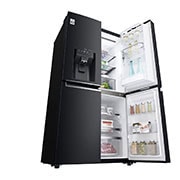LG 637L French Door Fridge, with Door-In-Door®, in Matte Black Finish, GF-D706MBL