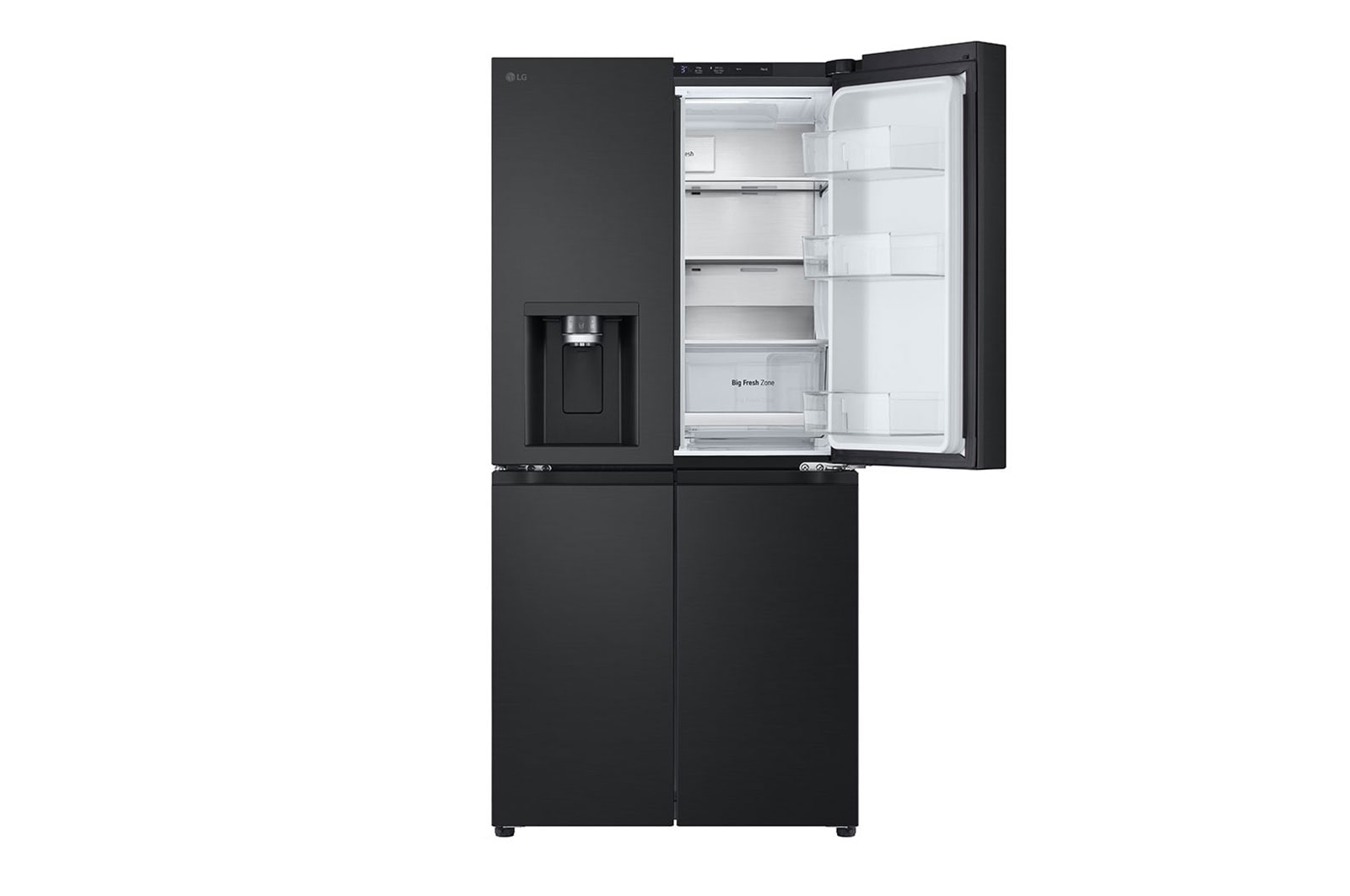 LG 506L Slim French Door Fridge - Plumbed, GF-L500MBL