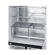 LG 506L Slim French Door Fridge - Plumbed, GF-L500MBL