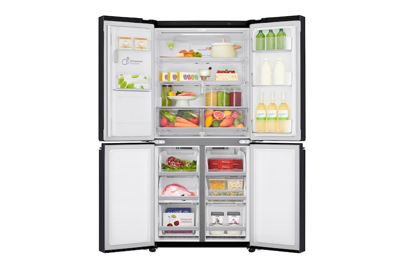 LG 506L Slim French Door Fridge - Plumbed, GF-L570MBL
