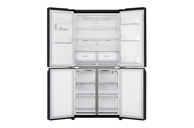 LG 506L Slim French Door Fridge - Plumbed, GF-L570MBL