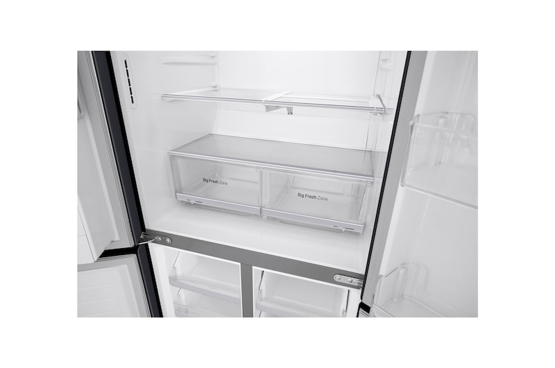 LG 506L Slim French Door Fridge - Plumbed, GF-L570MBL
