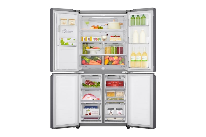 LG 570L Slim French Door Fridge, in Stainless Finish, GF-L570PL