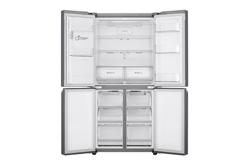 LG 570L Slim French Door Fridge, in Stainless Finish, GF-L570PL