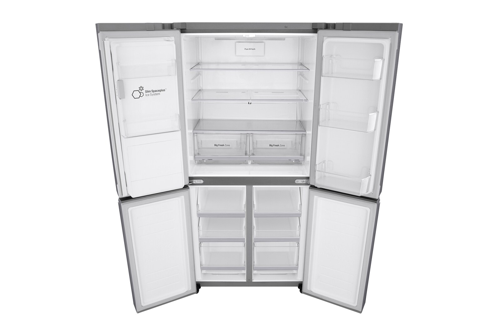 Lg 570l slim french door fridge freezer on sale