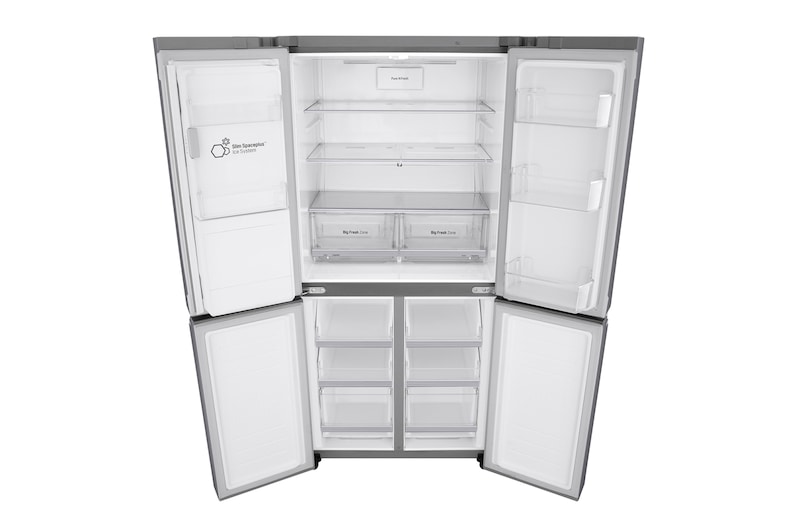 LG 570L Slim French Door Fridge, in Stainless Finish, GF-L570PL
