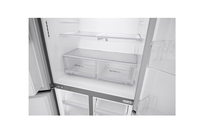 LG 570L Slim French Door Fridge, in Stainless Finish, GF-L570PL