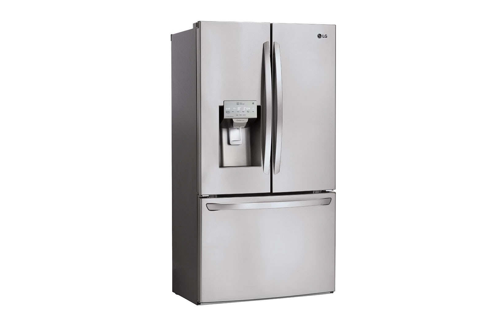LG 614L French Door Fridge with Ice & Water Dispenser, GF-L677SL