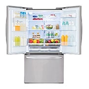 LG 614L French Door Fridge with Ice & Water Dispenser, GF-L677SL