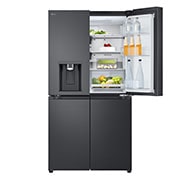 LG 637L French Door Fridge - Plumbed, GF-L700MBL