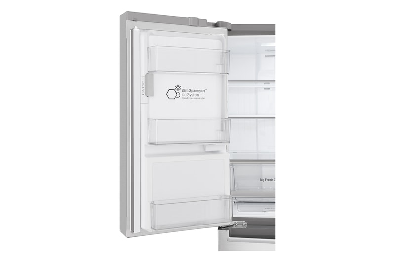 LG 708L French Door Fridge, in Brushed Steel Finish, GF-L708PL