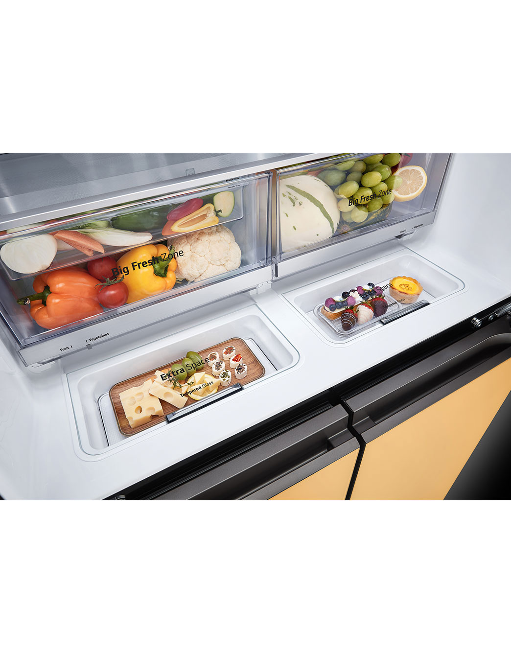 617L French Door Fridge - MoodUP® Panels - GF-MV600 | LG New Zealand