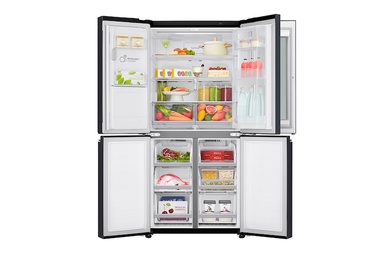 LG 508L Slim French Door Fridge with InstaView®, GF-V570MBLC