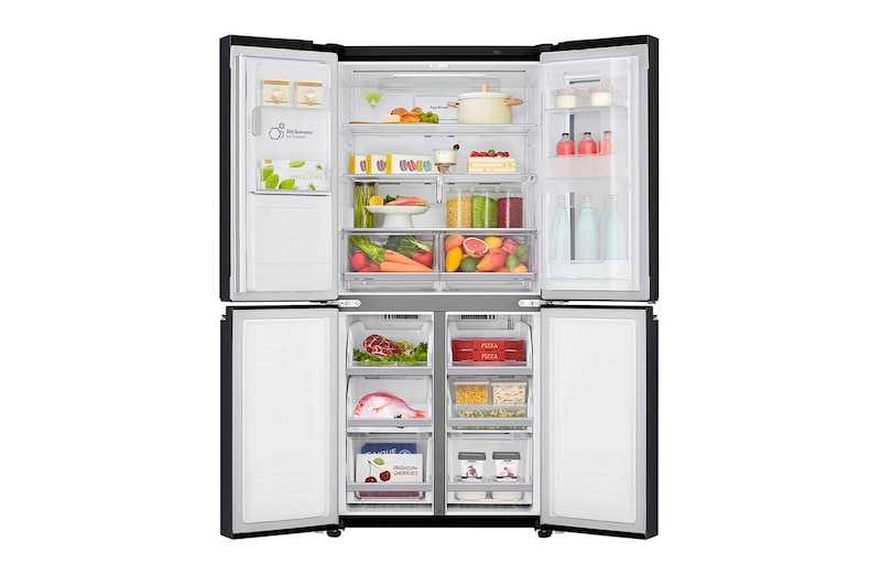 LG 508L Slim French Door Fridge with InstaView®, GF-V570MBLC