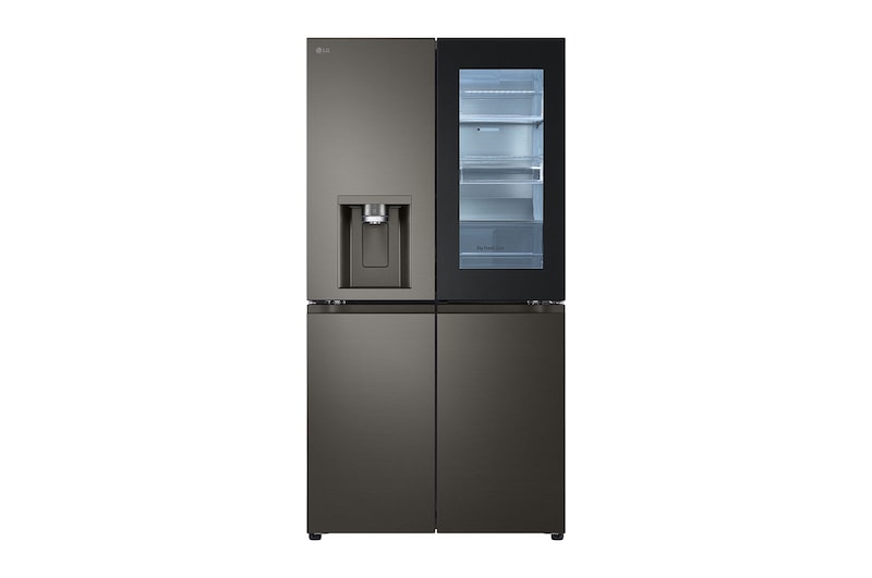LG 642L French Door Fridge, with InstaView Door-In-Door®, in Black Stainless Finish, GF-V700BSLC
